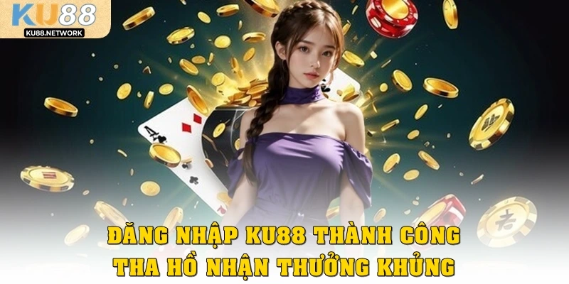 Đăng nhập KU88 thành công tha hồ nhận thưởng khủng